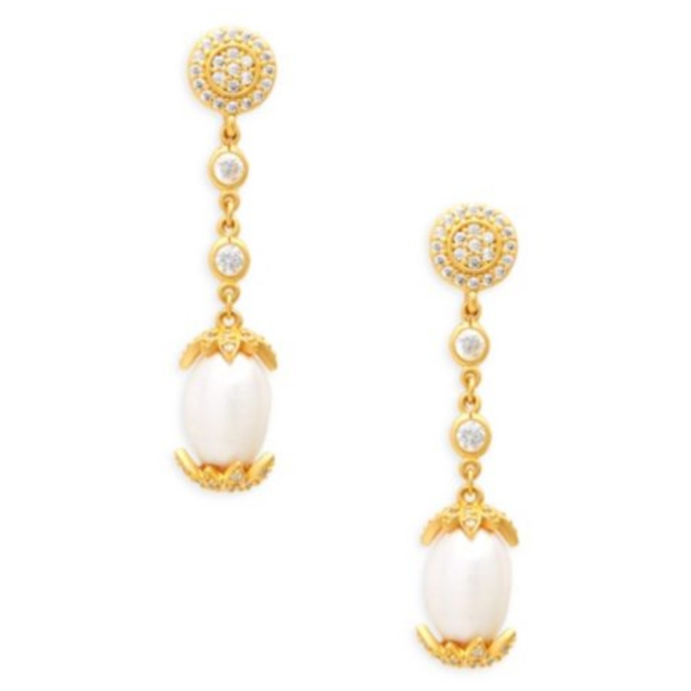 FREIDA ROTHMAN Sterling silver drop earrings